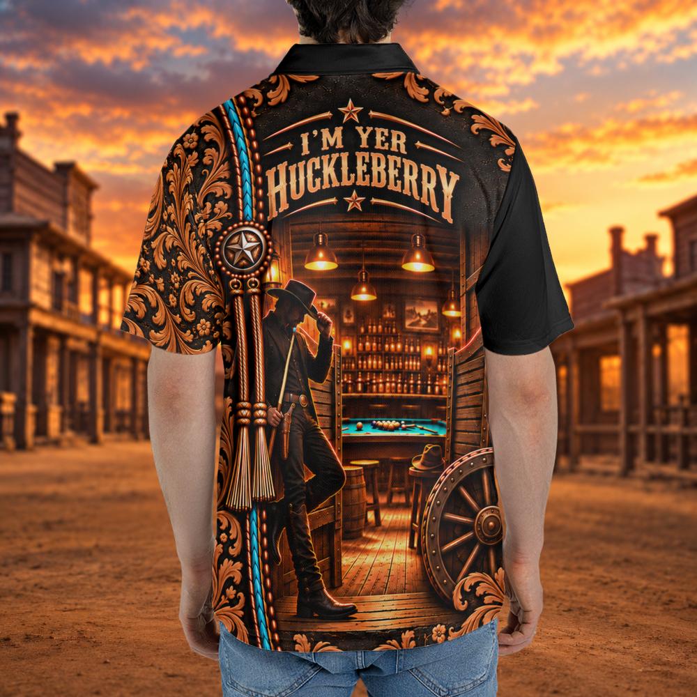 Cowboy Up – “I’m Your Huckleberry” Western Billiards Polo