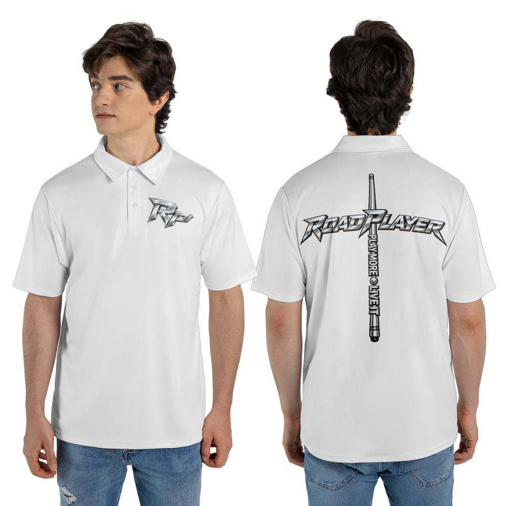 Road Player men's billiards short sleeve polo shirt for pool players