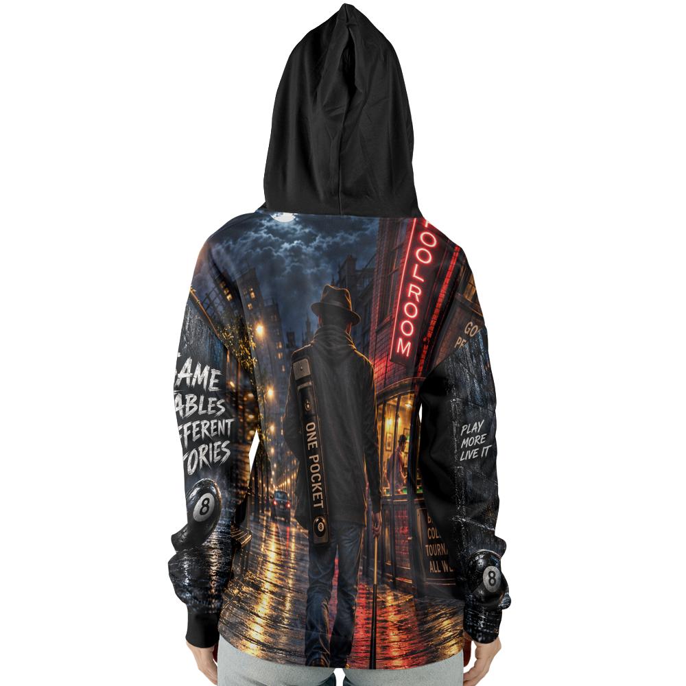 1 Pocket Pull Over Hoodie | Road Player Gear | Billiards